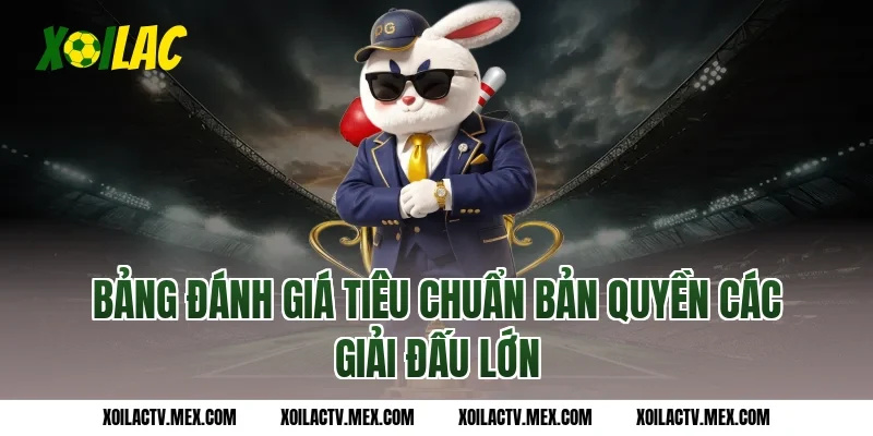 Bảng Đánh Giá Tiêu Chuẩn Bản Quyền Các Giải Đấu Lớn