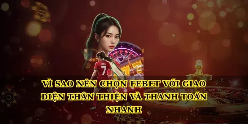 Vì sao nên chọn febet với giao diện thân thiện và thanh toán nhanh